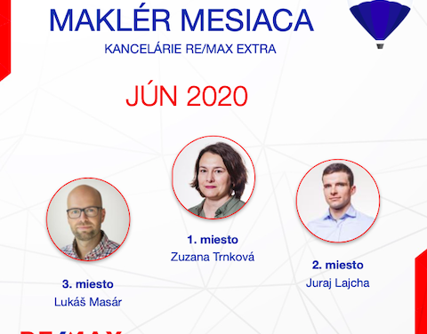 Najúspešnejší maklér za jún 2020