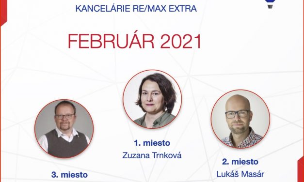 Najlepší realitny maklér za MESIAC FEBRUÁR – 2021