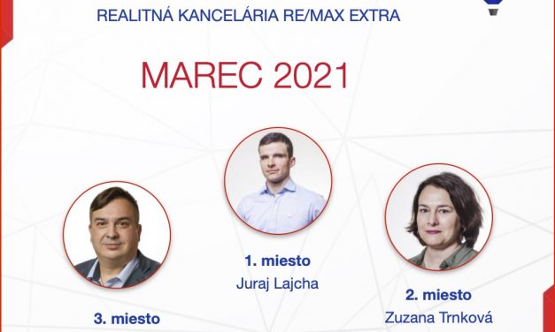 Najlepší realitný maklér za MESIAC MAREC – 2021