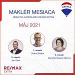 Najlepší realitný maklér za MESIAC MÁJ – 2021